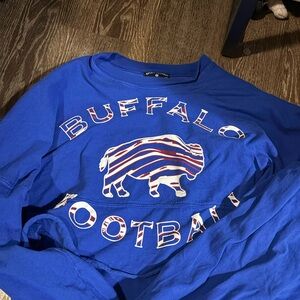 Blue Buffalo Bills Cropped Shirt